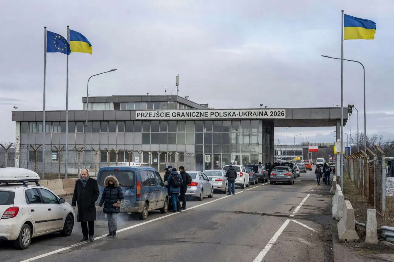 Poste-frontière entre la Pologne et l'Ukraine 2026