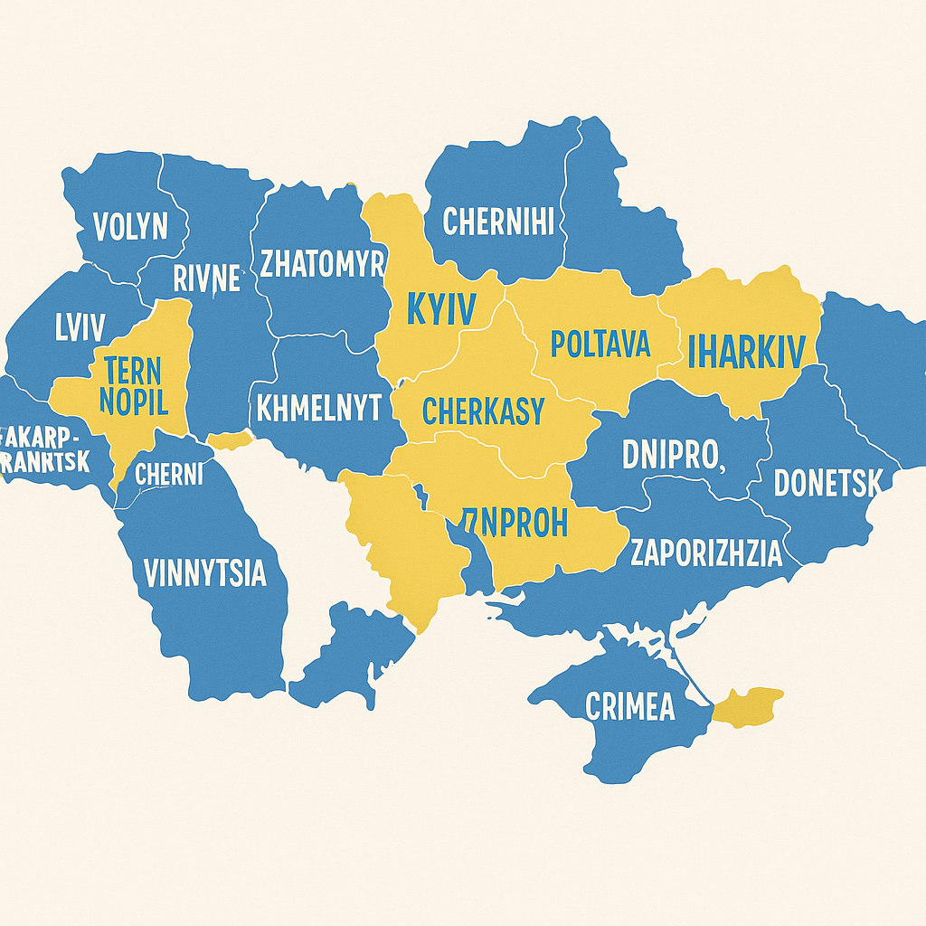 Province ukrainienne 7 lettres : solutions mots croisés